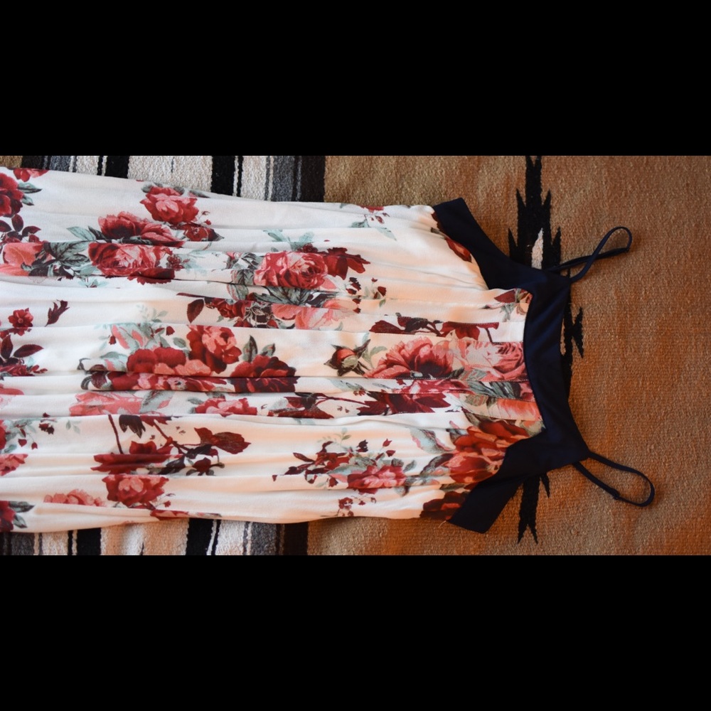 maxi floral dress